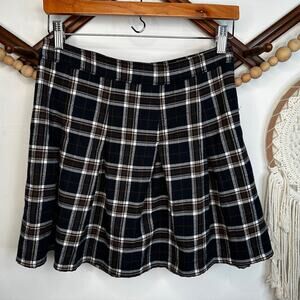 Hollister Plaid Pleated Skirt
